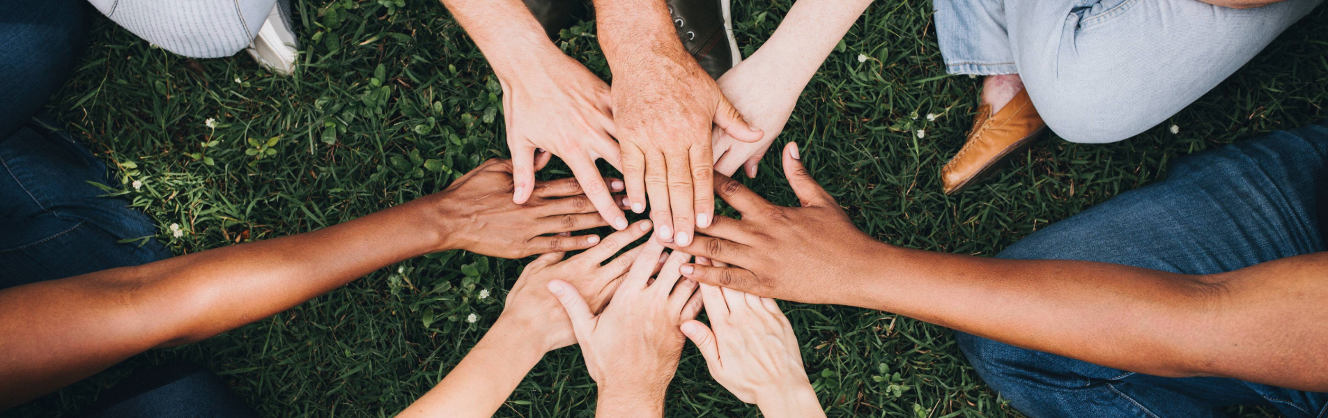 hands coming in to join together