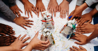 children's hands