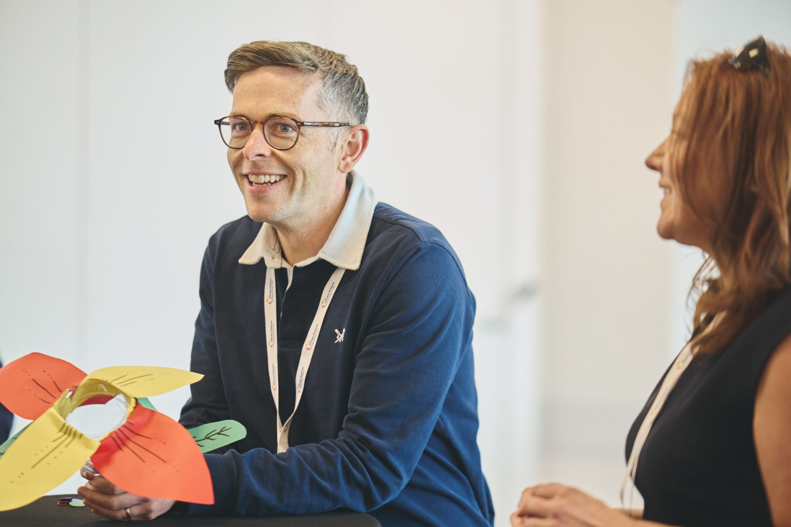educator attending a hands-on CPD workshop